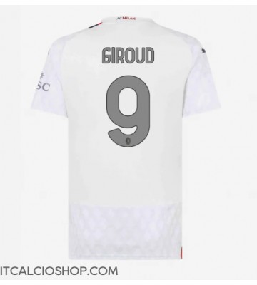 AC Milan Olivier Giroud #9 Seconda Maglia Femmina 2023-24 Manica Corta